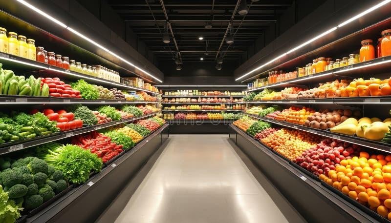 Produce Case Lighting for Greens and Berries